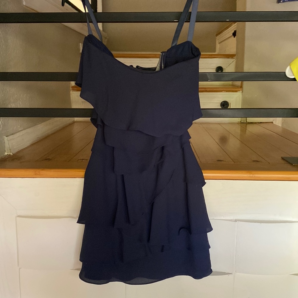 BCBG Layered Strapless Dress